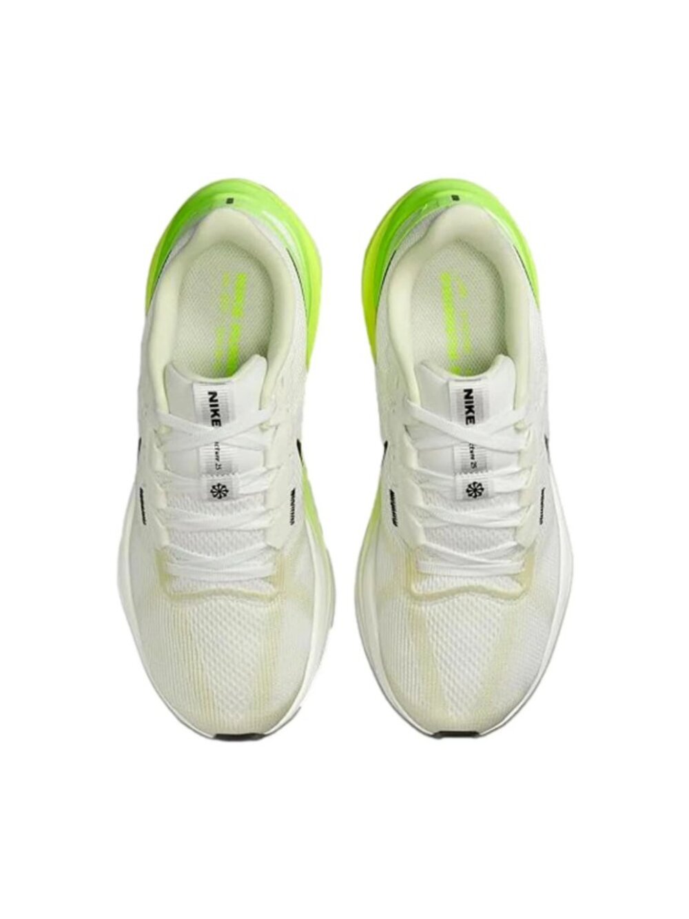 Nike Structure 25 Road Running Shoes DJ7884-111 White/Volt Women's US 8.5 - Picture 3 of 4